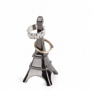 Malý stojan na prstene Umbra Eiffel Tower - tmavošedý