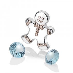 Prívesok Hot Diamonds Anais element panáčik modrý Topaz AC106
