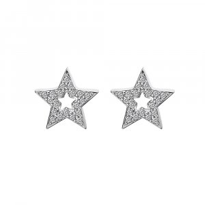 Strieborné náušnice Hot Diamonds Star Micro Bliss DE554