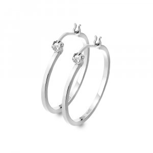 Strieborné náušnice Hot Diamonds Hoops DE625