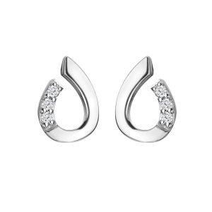 Strieborné náušnice Hot Diamonds Much Loved DE729