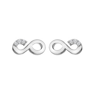 Strieborné náušnice Hot Diamonds Much Loved DE731