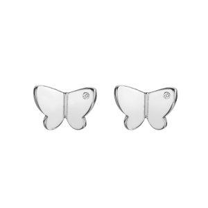 Strieborné náušnice Hot Diamonds Flutter DE732