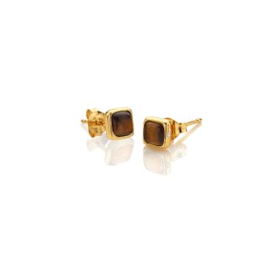 Strieborné náušnice Hot Diamonds X Gemstones Square DE772