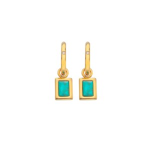 Strieborné náušnice Hot Diamonds X Gemstones DE764