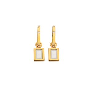 Strieborné náušnice Hot Diamonds X Gemstones DE765