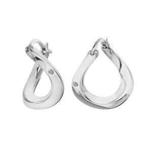 Strieborné náušnice Hot Diamonds Huggies DE792