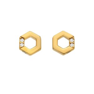 Strieborné náušnice Hot Diamonds x Jac Jossa Hope DE756