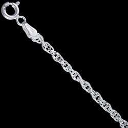 Náramok strieborný, 1221-50 SR 6,0 loose rope