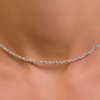 Retiazka strieborná, 2RB magic round bead