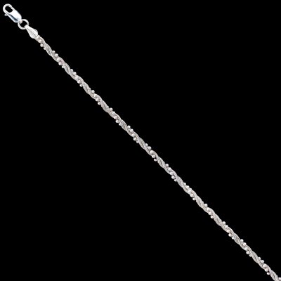Retiazka strieborná, 2RB magic round bead