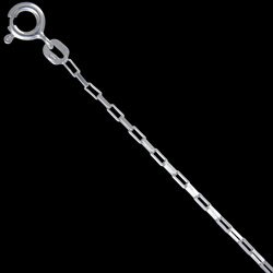 Retiazka strieborná, 1703-022 Box Chain Long