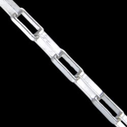 Retiazka strieborná, 1703-022 Box Chain Long