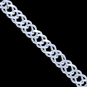 Retiazka strieborná, double link