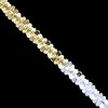 Retiazka strieborná, 3 color daisy chain