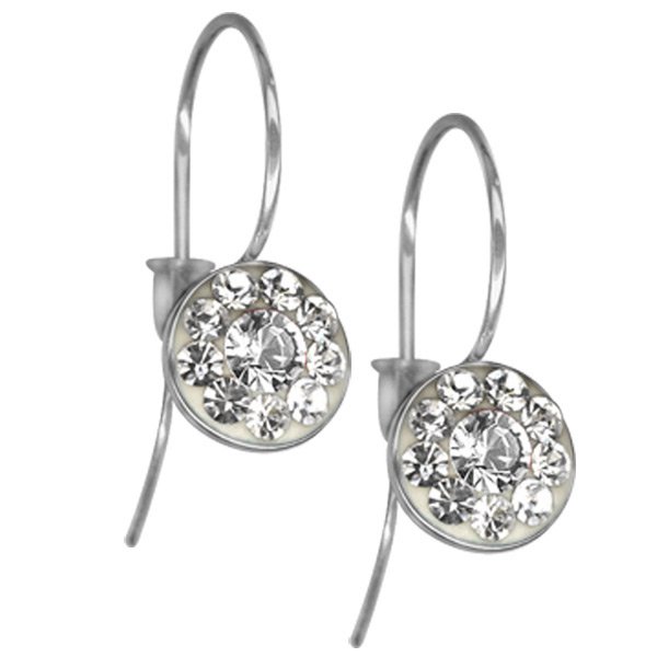 Náušnice s krištáľmi Swarovski ESSW08-CZ
