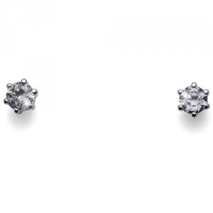 Náušnice s krištáľmi Swarovski Oliver Weber Brili Small 22364R