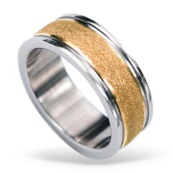 Prsteň z chirurgickej ocele RSS424-ROSEGOLD