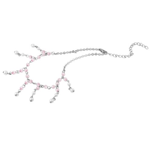 Retiazka na nohu BAF03-PINK-WH