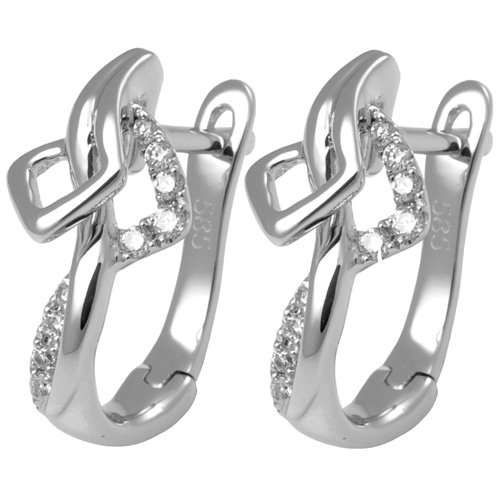 Zlaté náušnice AVRO Diamonds EGDIA110