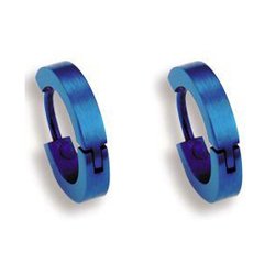 Náušnice z chirurgickej ocele ESH17-BLUE