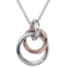 Strieborný prívesok Hot Diamonds Eternity Rose Gold DP373