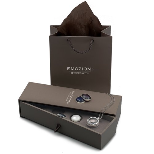 Strieborný prívesok Hot Diamonds Emozioni Luna Coin Keeper