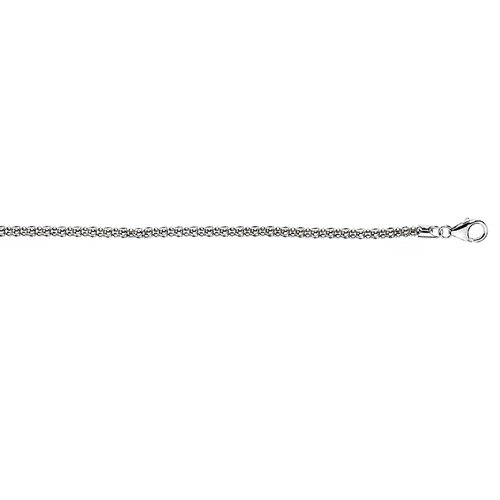 Strieborná retiazka Hot Diamonds Emozioni Rhod Plated Popcorn Chain 30