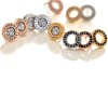 Strieborné náušnice Hot Diamonds Emozioni Pianeta Clear DE402