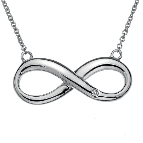 Strieborný náhrdelník Hot Diamonds Infinity DN096