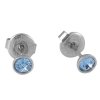 Náušnice s krištáľmi Swarovski ESSW10-AQUA