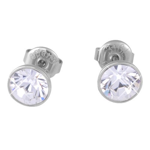 Náušnice s krištáľmi Swarovski ESSW12-CZ