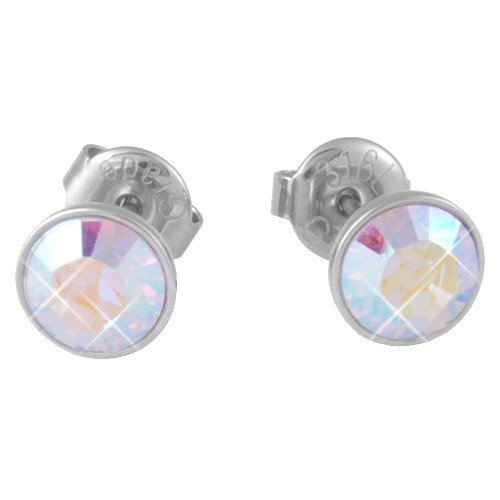 Náušnice s krištáľmi Swarovski ESSW12-CZAB