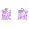 Náušnice s krištáľmi Swarovski ESSW17-LAVENDER