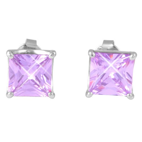 Náušnice s krištáľmi Swarovski ESSW17-LAVENDER