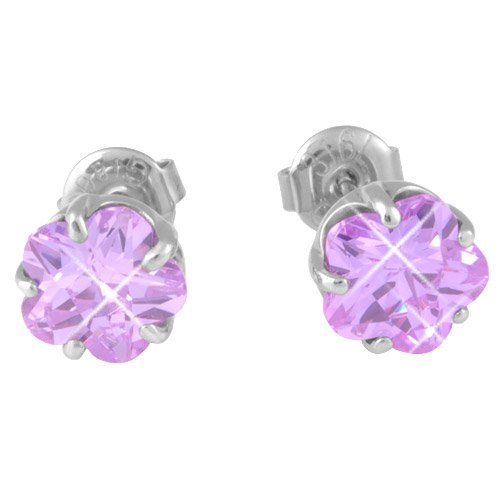 Náušnice s krištáľmi Swarovski ESSW18-LAVENDER