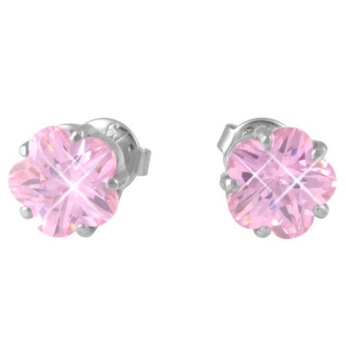 Náušnice s krištáľmi Swarovski ESSW18-ROSE