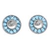 Náušnice s krištáľmi Swarovski ESSW21-AQUA