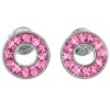 Náušnice s krištáľmi Swarovski ESSW21-ROSE