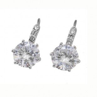 Náušnice s krištáľmi Swarovski Oliver Weber True