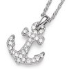 Prívesok s krištáľmi Swarovski Oliver Weber Anchor 11540R