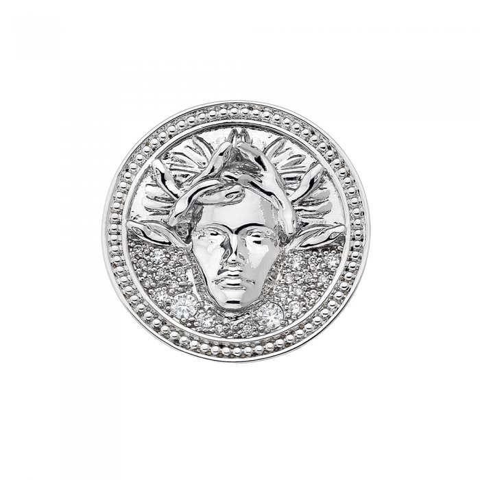 Prívesok Hot Diamonds Emozioni Medusa Bianca Coin