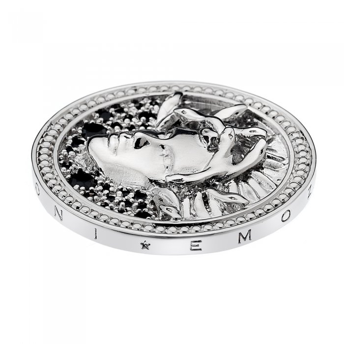 Prívesok Hot Diamonds Emozioni Medusa Nera Coin