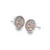 Strieborné náušnice Hot Diamonds Emozioni Scintilla Champagne