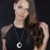 Strieborný prívesok Hot Diamonds Emozioni Luna Coin Keeper