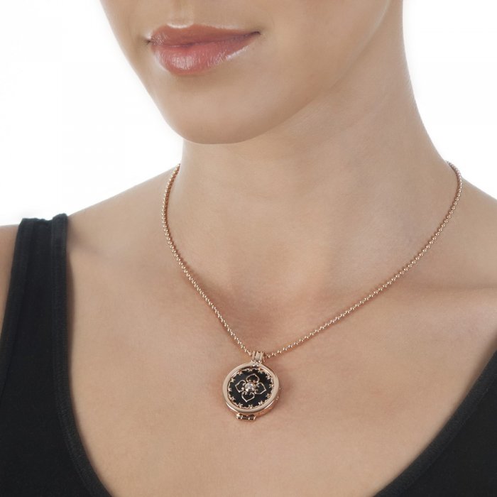 Strieborná retiazka Hot Diamonds Emozioni Rose Gold Bead Chain 18