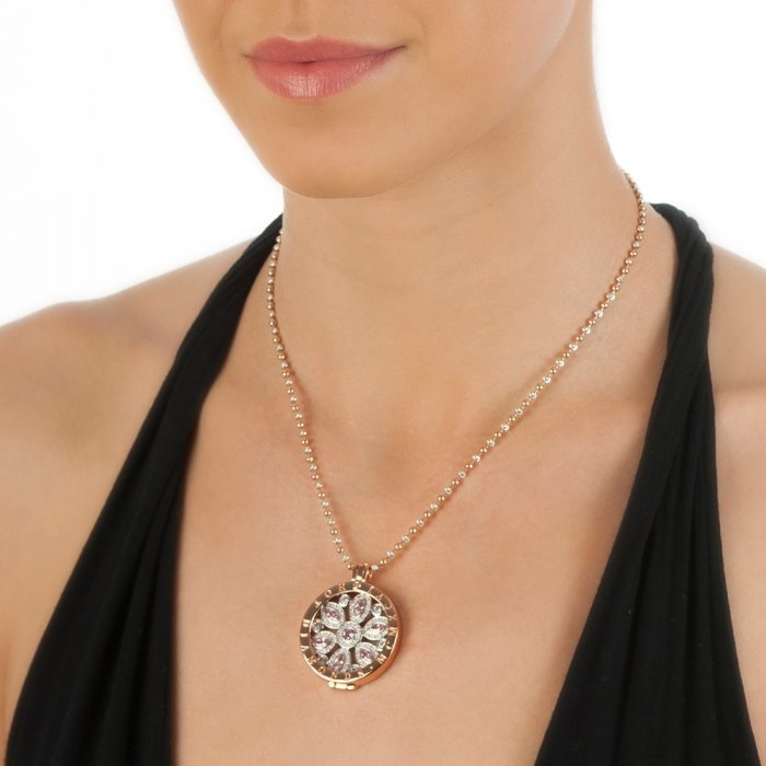 Strieborná retiazka Hot Diamonds Emozioni Silv and Rose Gold Bead Chain 18