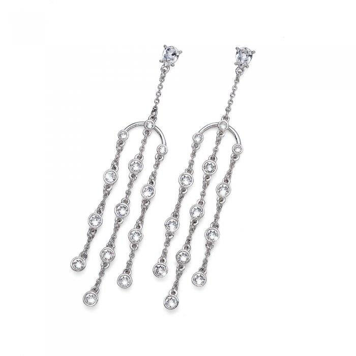 Náušnice s krištáľmi Swarovski Oliver Weber Sprinkle