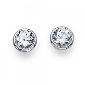 Náušnice s krištáľmi Swarovski Oliver Weber Basic CZ cry