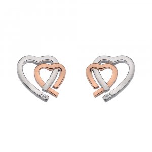 Strieborné náušnice Hot Diamonds Love DE532
